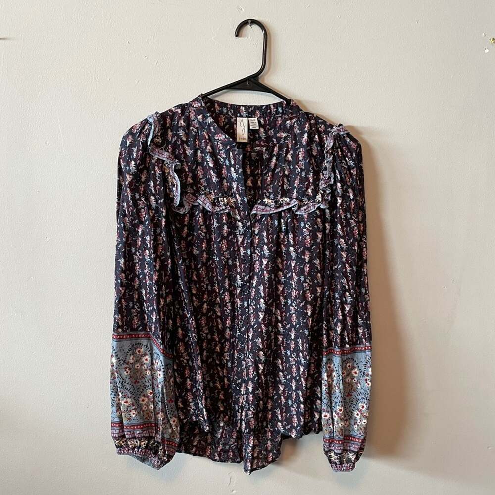 Joie S western prairie cottagecore inspired blouse spring summer